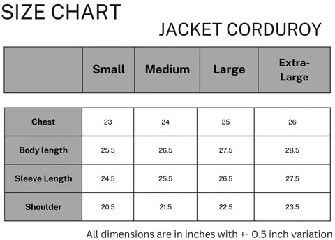 RULER CORDUROY JACKET(RUST)