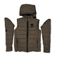 Men’s 3-in-1 Detachable Puffer Jacket with Removable Hood & Sleeves
