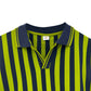 Men’s Long Sleeve Striped Polo Shirt