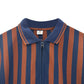Men’s Long Sleeve Striped Polo Shirt