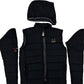 Men’s 3-in-1 Detachable Puffer Jacket with Removable Hood & Sleeves
