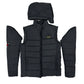 Men’s 3-in-1 Detachable Puffer Jacket with Removable Hood & Sleeves
