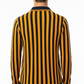 Men’s Long Sleeve Striped Polo Shirt