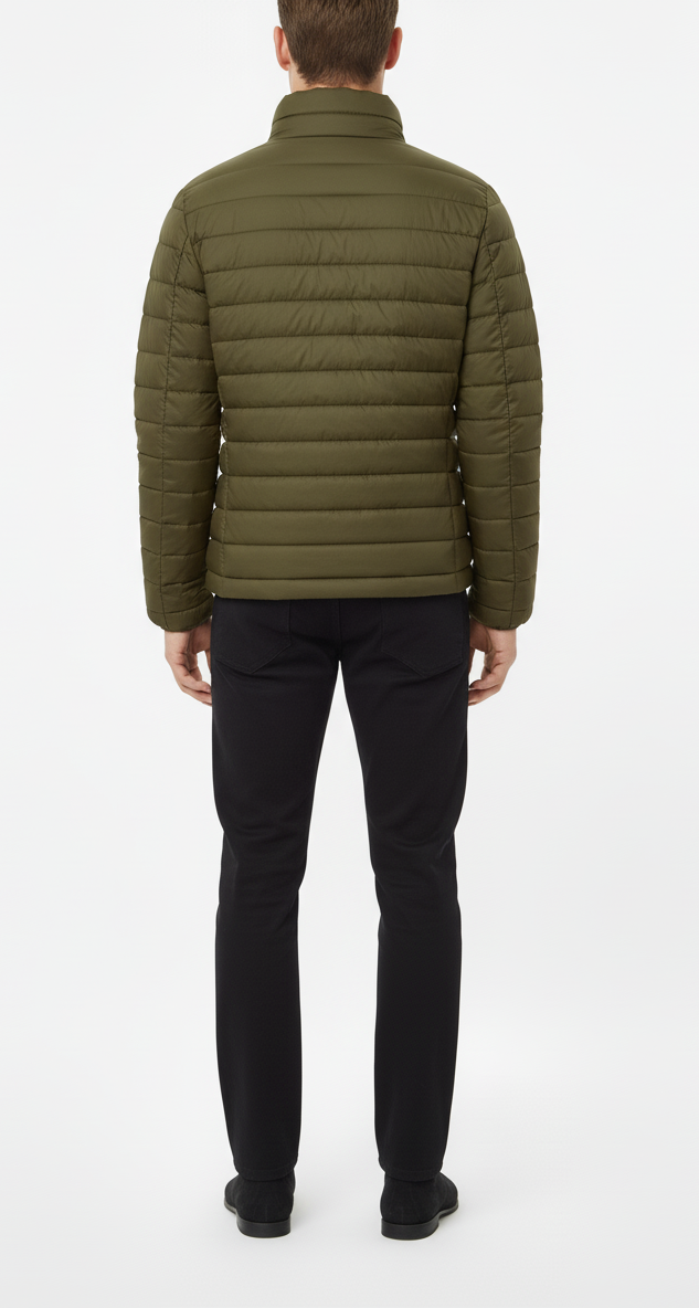 Stand Collar Puffer Jacket