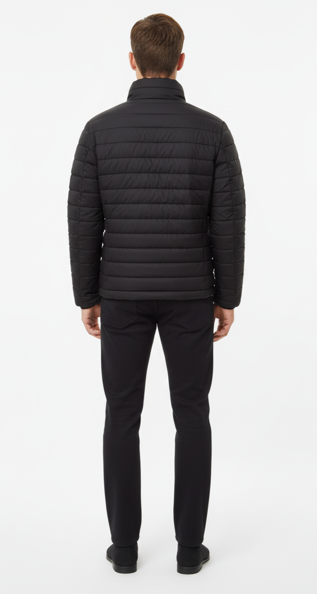 Stand Collar Puffer Jacket