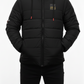Men’s 3-in-1 Detachable Puffer Jacket with Removable Hood & Sleeves