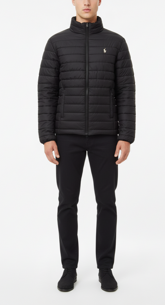 Stand Collar Puffer Jacket