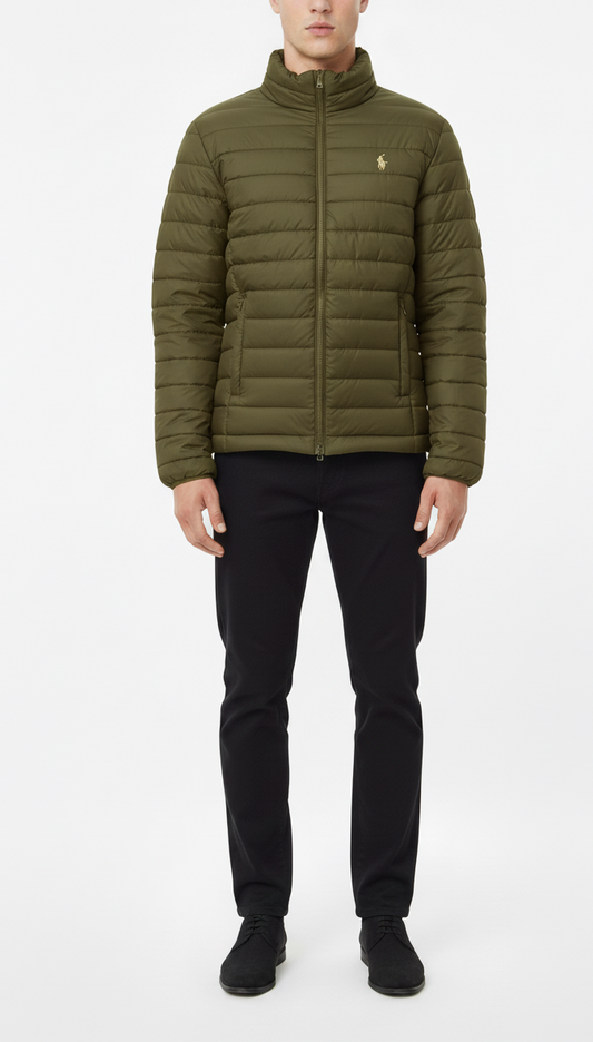 Stand Collar Puffer Jacket