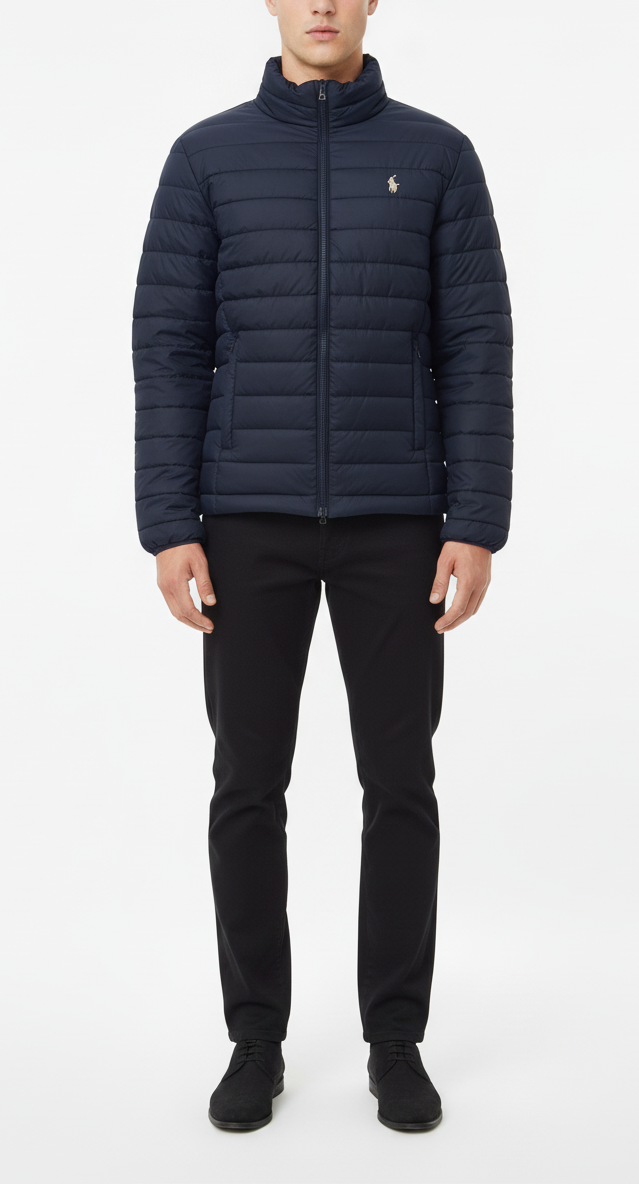 Stand Collar Puffer Jacket