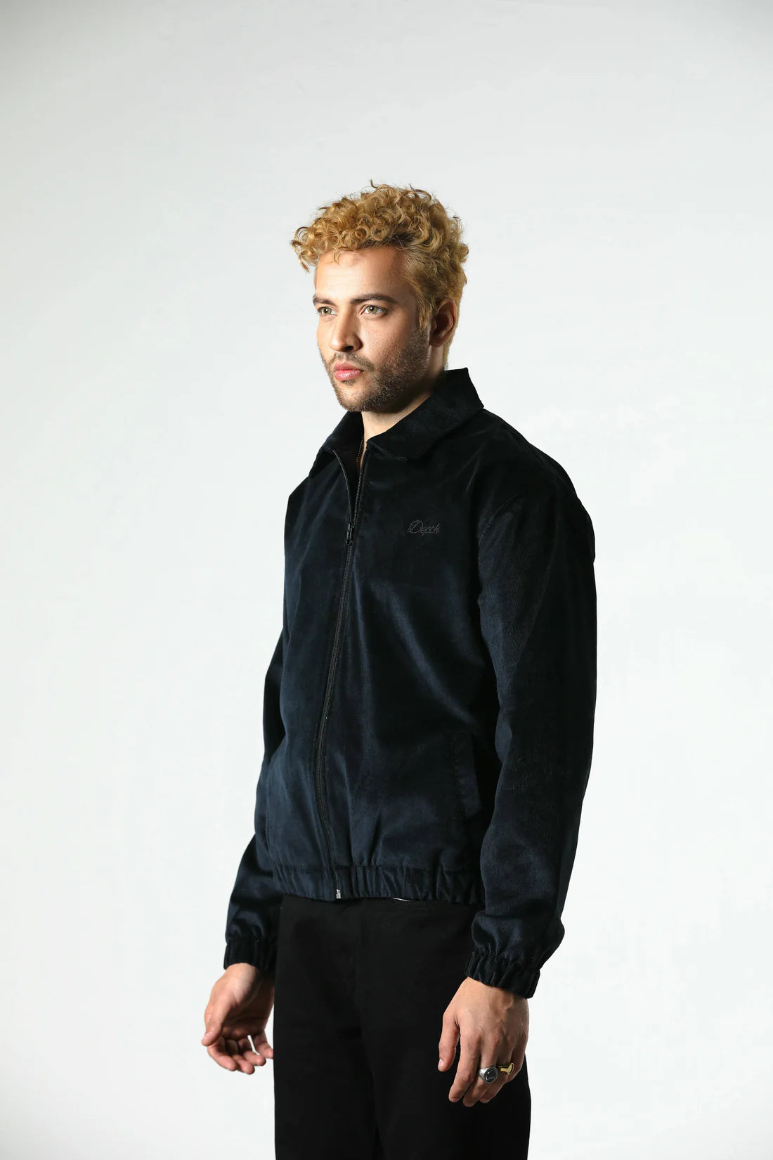 RULER CORDUROY JACKET (NAVY-BLUE)