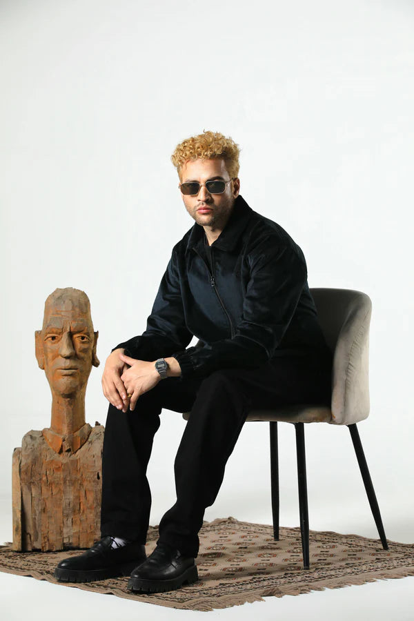 RULER CORDUROY JACKET (NAVY-BLUE)