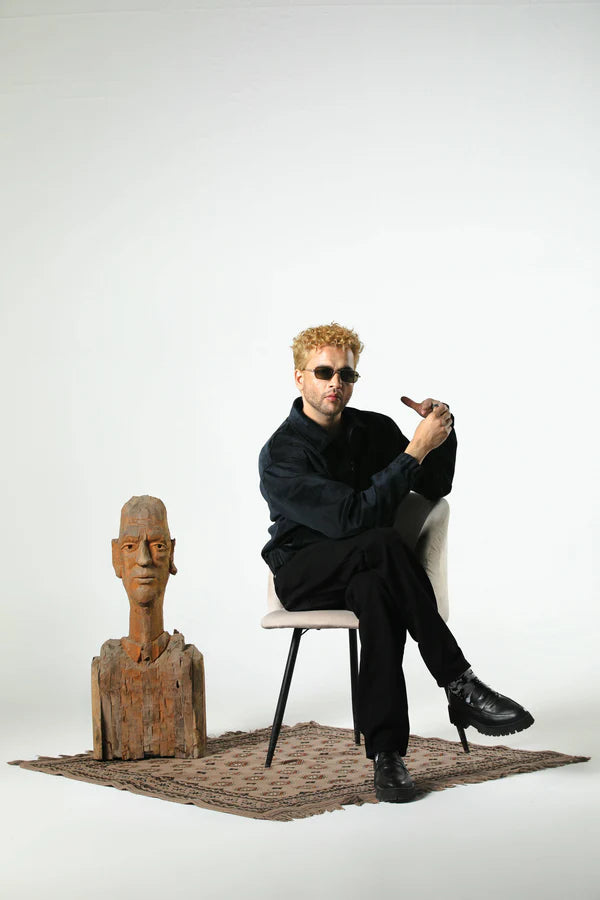 RULER CORDUROY JACKET (NAVY-BLUE)