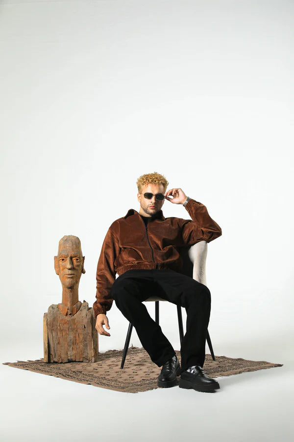 RULER CORDUROY JACKET(RUST)