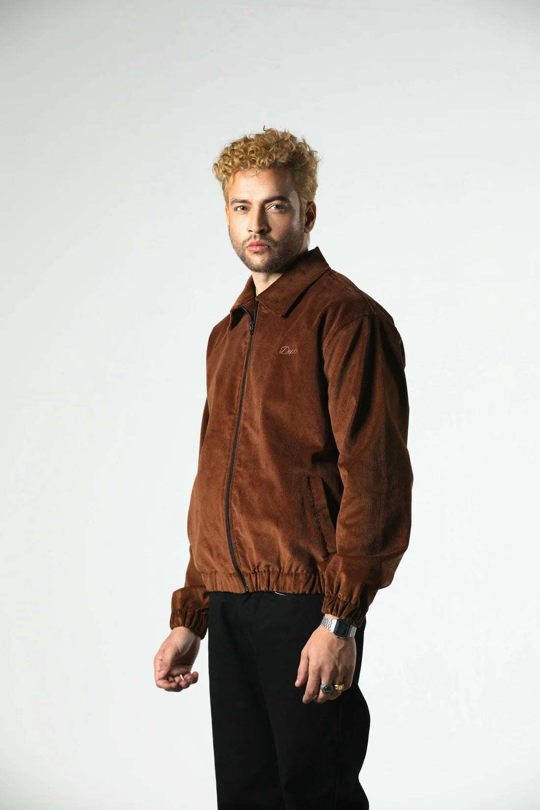 RULER CORDUROY JACKET(RUST)
