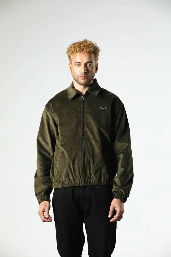 RULER CORDUROY JACKET (OLIVE)